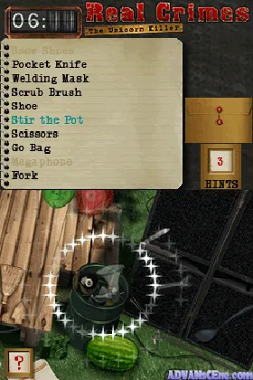 Real Crimes - The Unicorn Killer (Europe) (En,Fr,De,Nl) screen shot game playing
